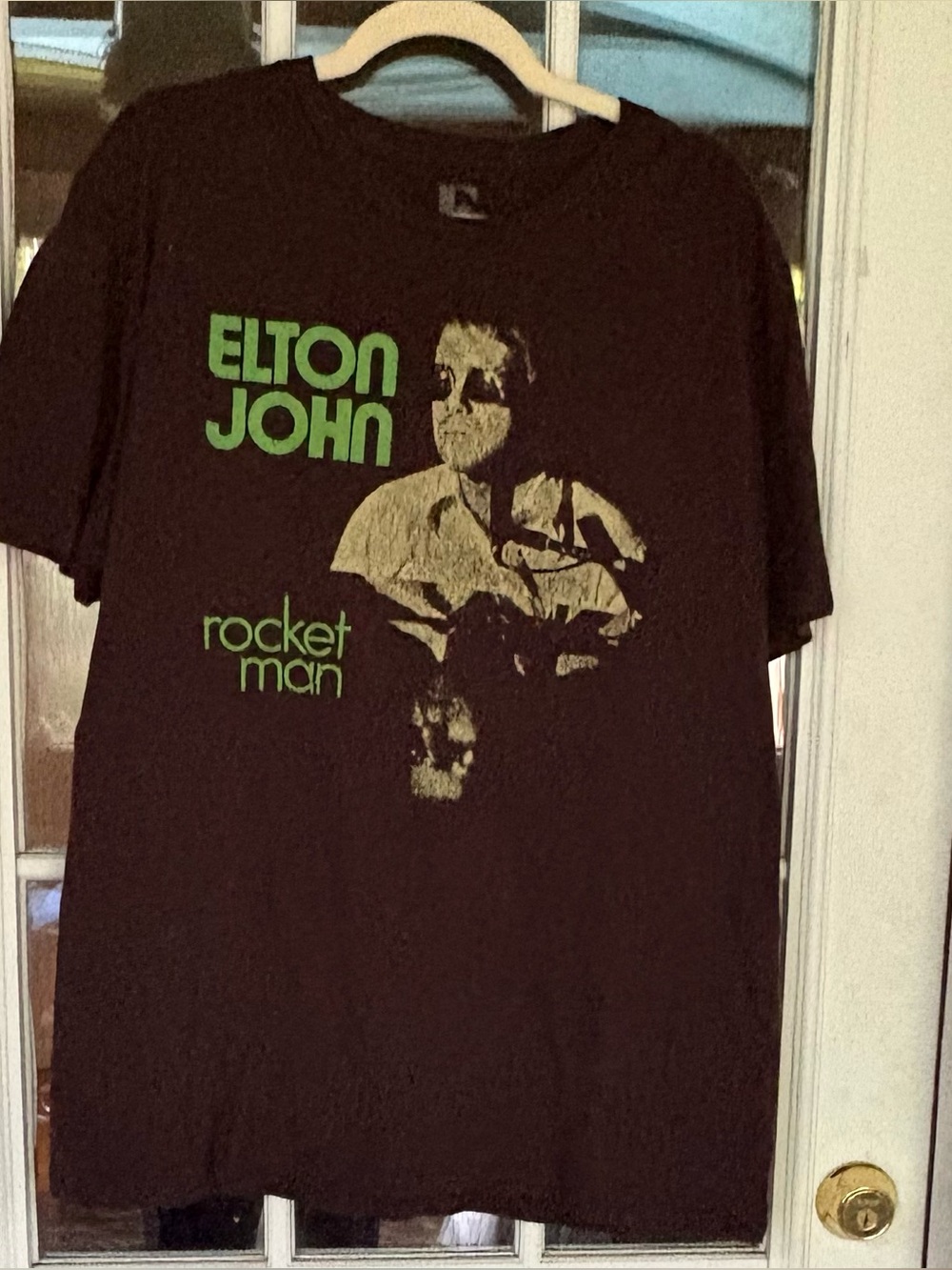 Elton John rocket man  Tee XXL